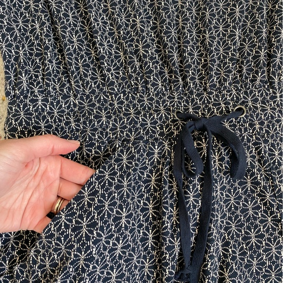 Grey State Rochelle Romper - Navy and White Tile Print - M - Picture 5 of 8